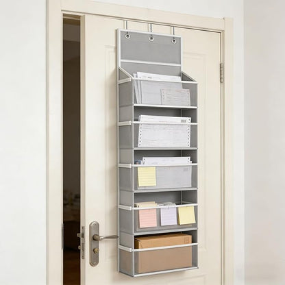 Extra Large Over the Door Shoe Rack and Storage Bag with Reinforced Hooks for Shoes Accessories Items Multiple Notebook