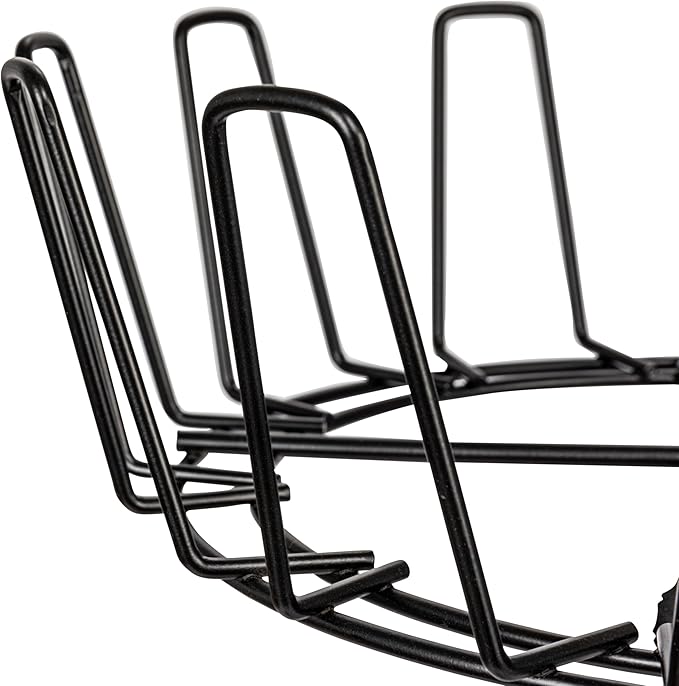Household Essentials 4-Tier Shoe Storage Tree, Matte Black