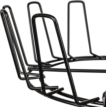 Household Essentials 4-Tier Shoe Storage Tree, Matte Black