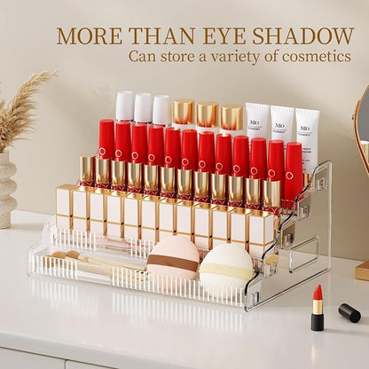 Small Cosmetic Organizer for Vanity & Bathroom Countertop – Aesthetic Mini Makeup Storage Box with Handle, Portable Skincare Display Case for Dresser