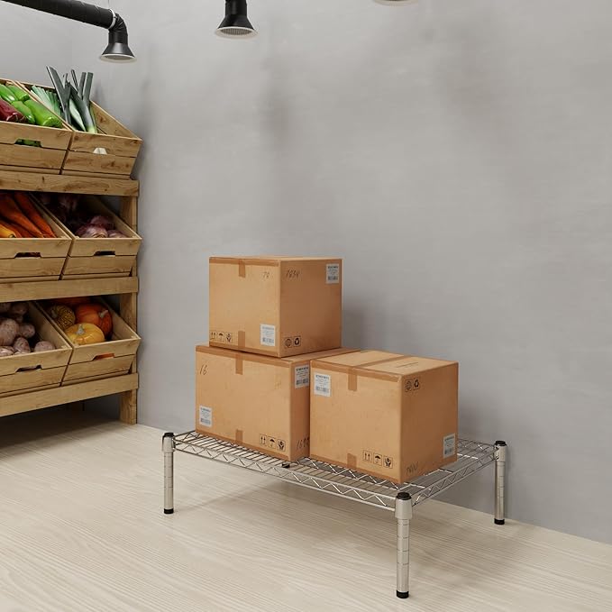 21" Deep x 30" Wide x 8" Height Wire Shelving Kit | 1-Tier | NSF Commercial Storage Rack Unit