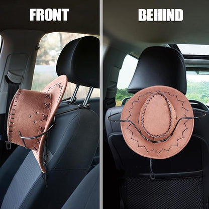 Cowboy Hat Holder, Car Hat Holder, Cowboy Hat Holder Rack for Truck SUV Car, Black