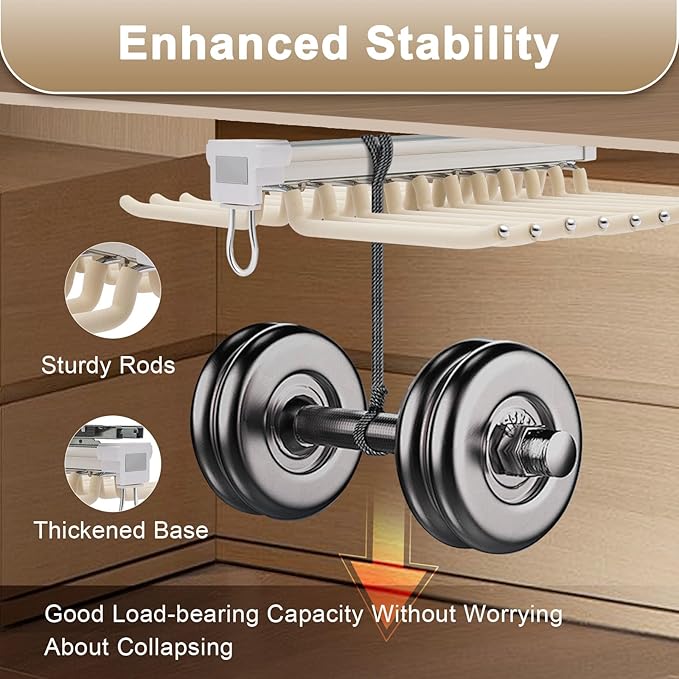 Pull Out Trousers Rack Pants Hanger Bar, 22 Arms Steel Pull Out Pants Rack,Top-Mounted Jeans Pants Clothes Organizers Hanger for Displaying & Storing Trousers,Towels