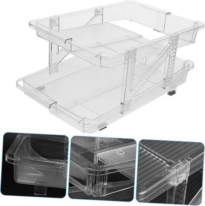 PRETYZOOM Soda Can Organizer for Refrigerator and Transparent Design Multi-functional Beverage Dispenser for Fridge Kitchen and Office Use