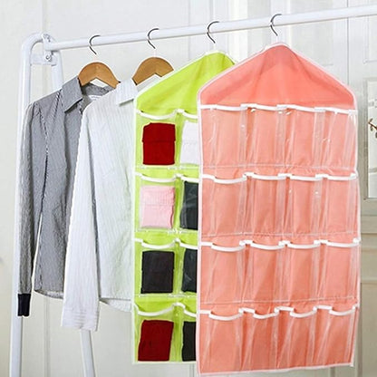 16 Pockets Clear Over Door Hanging Bag Shoe Rack Hanger Storage Organizer Attractive design