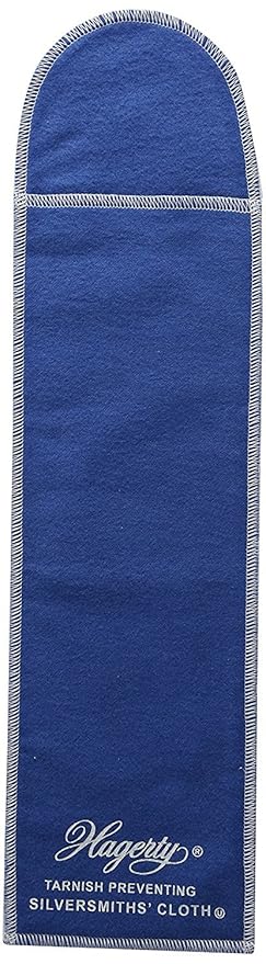 Hagerty Silver Keeper Flatware Bag, Silver Storage Anti Tarnish Storage Bag for Silver Flatware, Made In USA, Kosher Certified, 4" x 12"
