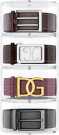 NIUBEE Belt Organizer, Acrylic 4 Layers Belt Case Storage Holder and Display for Accessories like Jewelry,Watch,Bracelets