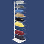 Hat Display 9 Tier, Hat Rack Stand Up to 70 Caps, Metal Hat Stands for Multiple Hats, Commercial Retail Hats Display, White