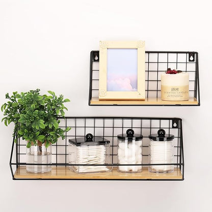 Tbestmax 3 Pack Qtips Holder Dispenser - Bathroom Organizers and Storage Containers, Plastic Apothecary Jars with Black Lids for Cotton Swab, Cotton Round Pads, Floss
