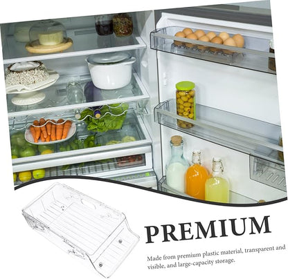 Double Layer Rolling Soda Can Dispenser Beverage Holder Refrigerator Organizer Bin for Drinks Can Holder and Storage for Fridge