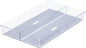 Glad Drawer Organizer Bin, 15x9 - Divided Clear Plastic Storage Tray for Junk Drawers, Kitchen Utensils, Bathroom Vanity, and Organizing Pantry - BPA Free, Food Safe, Non Slip