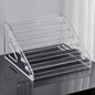 Acrylic Nail Polish Organizer Rack, 7 Tier Holder Stand for Nail Polish Holder Sunglasses Organizer Essential Oils Holder Clear Eyeglasses Display Case Makeup Organizer（Transparent）