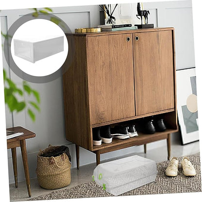 Plastic Drawer Shoe Box Storage for Women Shoes Organizer Closet Storage Bins Stackable Pull-
