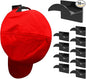 KOVSPO 10 PCS Adhesive Hat Hooks for Wall, Strong Hold Hat Hangers, Minimalist Hat Rack Design, No Drilling, Hat Hooks for Baseball Caps, Hat Holder Organizer for Wall, Door, Closet, Office, Bedroom