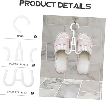 10pcs Boot Rack Hooks for Slippers Boots Plastic Shoe Organizer for Home Store -saving Hanging Hangers for and Storage