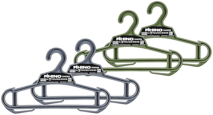 Rhino Hanger Max Pack Set of 4 | 2 Foliage and 2 Grey USA Made