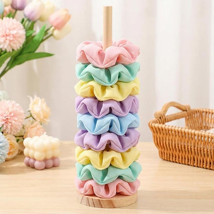 Scrunchie Holder Hair Tie Holder Organizer Stand Scrunchie Organizer Hair Accessories Organizers Storage Display Modern Jewelry Scrunchy Display Hairs Elastics Storage for Women Girl Bedroom Decor