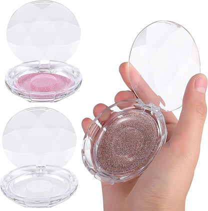 Beavorty 3 Pcs Empty Eyelash Case Holder Container Storage Organizer for False Lashes - Crystal Plastic Travel Individual Lashes Holder - Paper