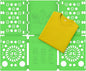 BoxLegend V3 Shirt Folder Board Tshirt Clothes Folder Folding Board Durable Laundry Sorter Helper Liner, Green