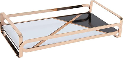 Home Details Gold Color Block Vanity Tray (27178-GOLD)