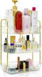 Leoenir 3-Tier Bathroom Organizer Countertop – Makeup, Perfume, and Skincare Storage Tray for Bathroom, Dresser, and Vanity