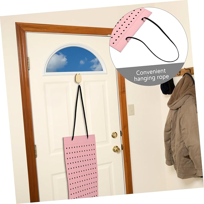 LIFKOME Hanging Felt Shoe Charm Display Organizer Wall-mounted Storage Holder for Shoe Charms and Accessories Stylish Felt Design for Neat Home Organization