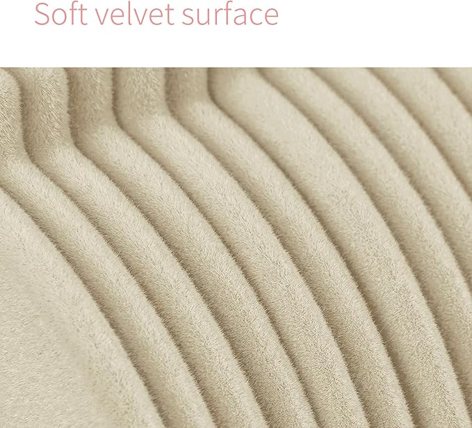 ManGotree Baby Velvet Clothes Hangers, Childrens Kids Hangers for Clothes Space Saving Non-Slip 15 Pack (Beige)