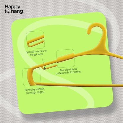 Teeser 10 Piece Polypropylene Hanger,
