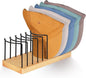 Hat Organizer for Baseball Caps, Wooden Tabletop Hat Rack Holder for 10 Hats Hat Display Stand for Closet Organizers and Storage Natural 1 Pack