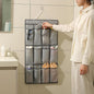 Over The Door Organizer, Hanging Shoe Organizer, Shoe Rack For Closet Hanging, Behind The Door Shoe Organizer, Mesh Large Pockets Shoe Rack Organizer, Hanging Storage Bag (B)