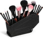 Coffin Makeup Brush Holder Gothic Wooden Organizer Spooky Coffin Case Gifts for Women Cosmetic Display Cases Spooky Home Office Pencil Brushes Organizer Bathroom Christmas Decor Accessories
