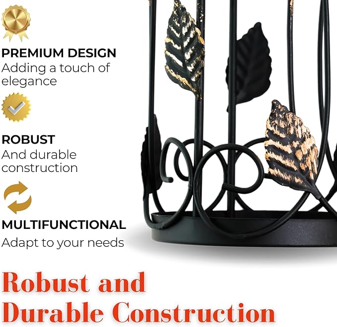 Chaffing Dish Buffet Set – 3-Tier Chaffee Buffet Set with Plate, Napkin and Silverware Holder – Buffet Caddy Plate Holder Organizer for Kitchen, Dining, Entertainment – Tiered Organizer