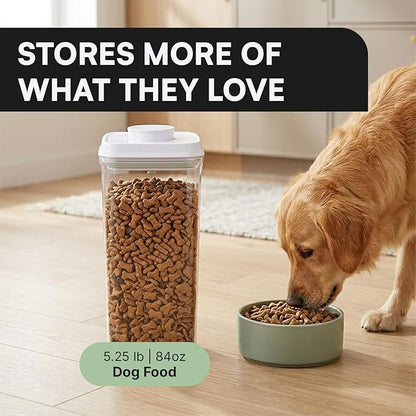 Bop Top Airtight Food Storage Containers with Lid 10.5 Cups / 84 oz | Kitchen Canister Sets | Air Tight Pantry Container | Pop Top Dry Food Storage Containers for Snacks, Sugar, Flour, Baking, Pasta