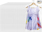97 Pack Dry Cleaner Bags, (45x70cm) Clear Dry Cleaning Bags for Hanging Clothes, Garment Bags for Short or Children's Clothes