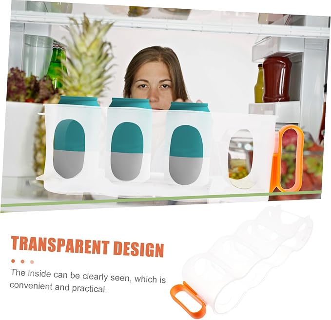 Alipis 3pcs Refrigerator Can Organizer Stackable Beverage Holder for Cans Soda Container for Efficient Kitchen Storage and Versatile Fridge