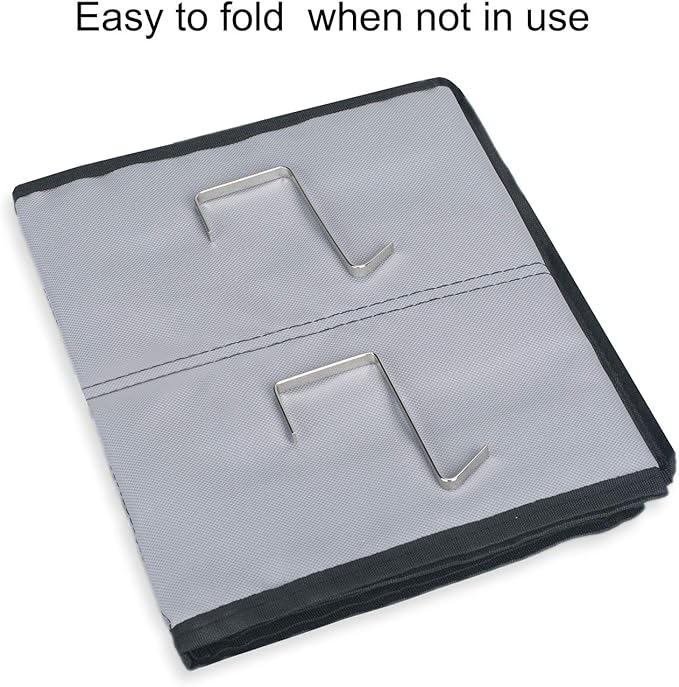 Shoe Organizer Over the Door 12 Pockets Shoe storage for Bedroom Door Hanging Shoe Rack Bathroom Closet Storage (Gray-2 Pack)