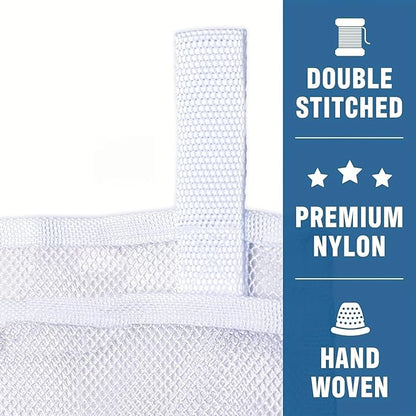 Large Mesh Over-the-Door Organizer – 15-Pocket Hanging Storage for Cruise, Home, Closet, or Bathroom (24"x60")