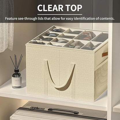 for Shoe Storage Organizer for Closet, Large Shoe Box Storage