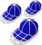 Hat Washer (3 Pack) - Baseball Cap Cleaner for Adults & Kids, Durable Plastic Hat Holder for Portable Washing Machines or Dishwashers, White