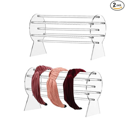 OAOLEER Headband Holder,Clear Jewelry Organizer for Teen Girl Women Gifts, The Perfect Headband Display Organizer