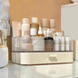 Makeup Organizer with Stackable Drawers, Bathroom Vanity Organizers and Storage, Ideal for Desk and Dresser Countertops, Great for Cosmetics, Skincare, Lipsticks, Nail Care - Cream