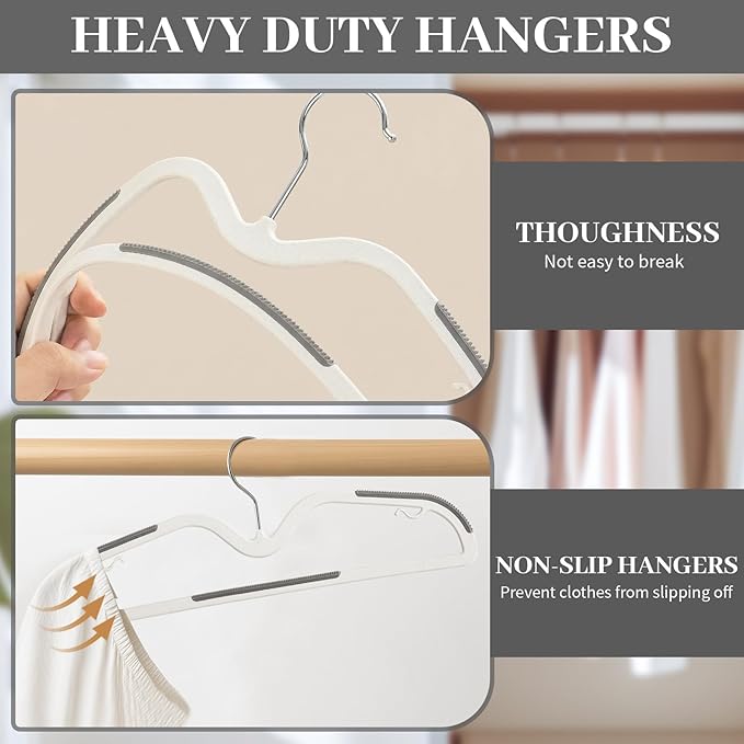LemonRoad 36 Pack Short Neck Hangers, Upgraded Non-Slip Plastic Hangers Lifts Clothes 3" Higher, Space Saving 360 Swivel Hook for Closet Organizer, Shirts Jackets Dresses, Smooth (Gray)