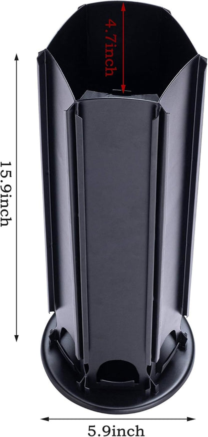 FlagShip Pod Holder for Nespresso Capsule Holder Vertuoline Stand for 50+ Nespresso Vertuo Pod Storage Carousel Small Coffee Pod Organizer, Black Metal