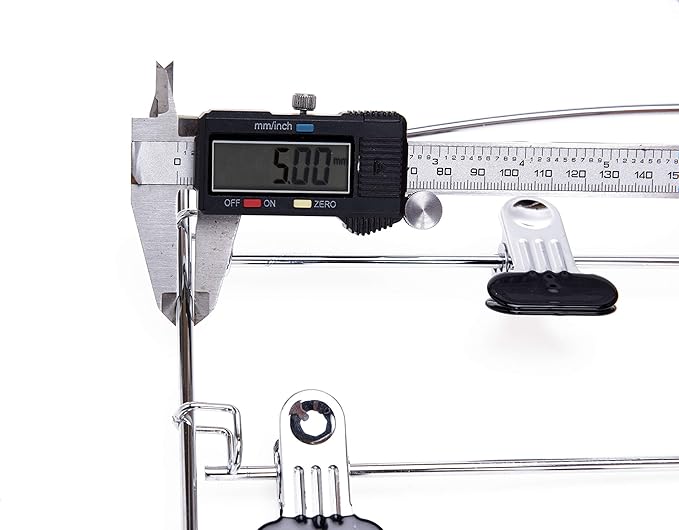 3 Quality Multi Pants Hangers, Space-Saving Multi-Bar Metal Pants Hangers, Stable with Non-Slip Foam Padding, Swivel Hook for 5 Jeans Each, Suit Pants, Scarves, Towels, Trousers (Skirt, 3)