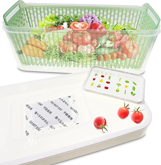 6 Pack Produce Saver Refills Kit for OXO GreenSaver Produce Keepers and Crisper Inserts, Keep Fruits Veg Fresh, Also Compatible with Bluapple Produce Freshness Saver Balls and other Produce Savers