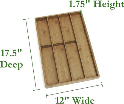 Lipper International Bamboo Flatware Organizer