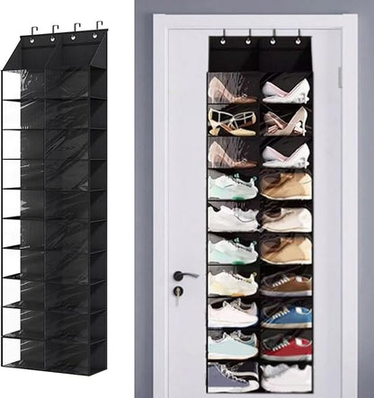 Over Door Shoe Storage 10 Shelf Hanging Shoe Organizer for Indoor High Heels