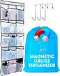 Nordmoose Cruise Ship Magnetic Door Organizer, Over The Door Organizer For Cruise Ships, Magnetic Shoe Rack - 3 Strong Anti-Scratch Magnets - Large Durable Pockets To Store Cruise Essentials 2026