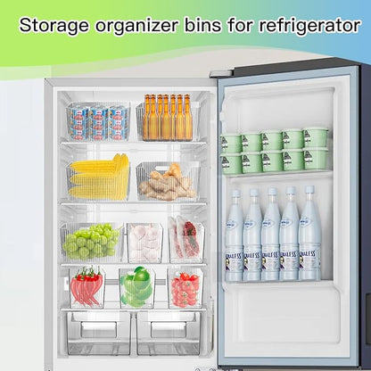 12 Pcs Storage Organizer Bins Wall Mounted Organizer Basket,Wall Organization Container Hanging Basket Bins,for Organizing Cosmetics, Toiletries and Kitchen Supplies