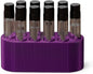 Perfume Sample Organizer for Bathroom or Vanity – Ideal Makeup and Skincare Storage, Desk and Bathroom Counter Organizer, Gift for Her (2mL Purple - Fits Mini Perfume Samples)